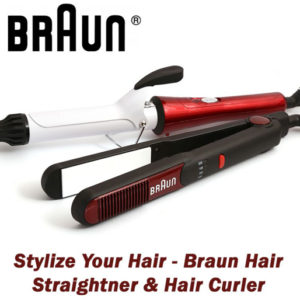 Braun Hair Straightner & Hair Curler - Stylize Your Hair